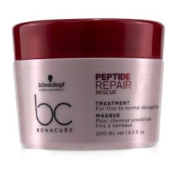 Schwarzkopf BC Bonacure Peptide Repair Rescue Treatment (For Fine To Normal Damaged Hair) 200ml/6.7oz