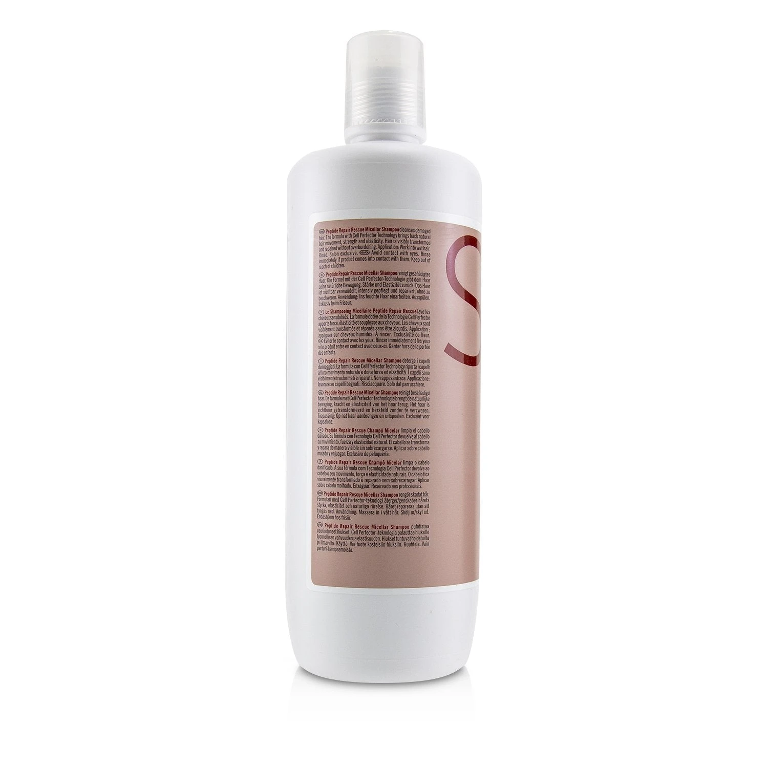 Schwarzkopf BC Bonacure Peptide Repair Rescue Micellar Shampoo (For Fine To Normal Damaged Hair) 1000ml/33.8oz - Image 2