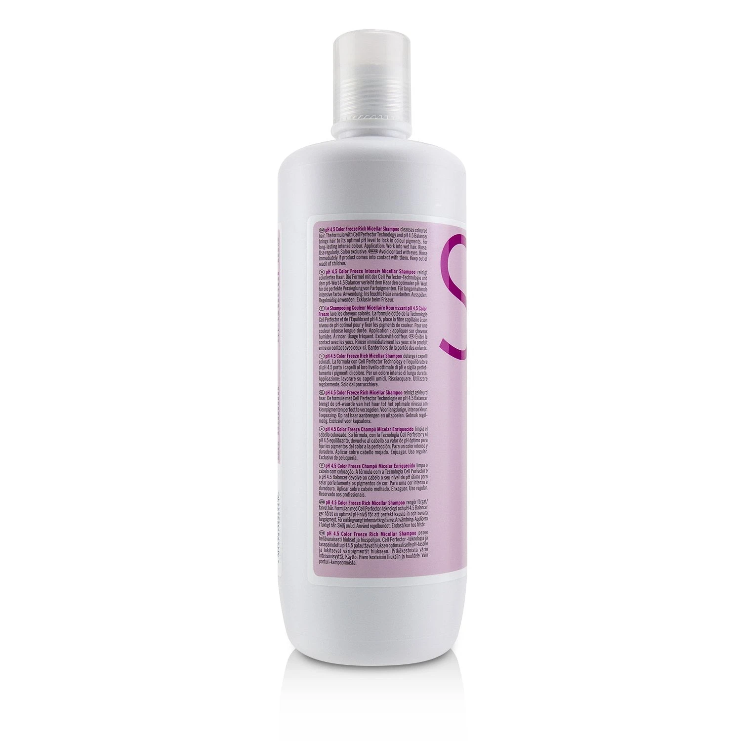 Schwarzkopf BC Bonacure PH 4.5 Color Freeze Rich Micellar Shampoo (For Overprocessed Coloured Hair) 1000ml/33.8oz - Image 2