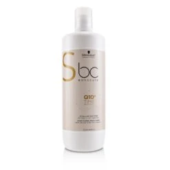 Schwarzkopf BC Bonacure Q10+ Time Restore Micellar Shampoo (For Mature And Fragile Hair) 1000ml/33.8oz