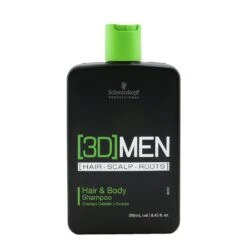 Schwarzkopf [3D] Men Hair & Body Shampoo 250ml/8.4oz